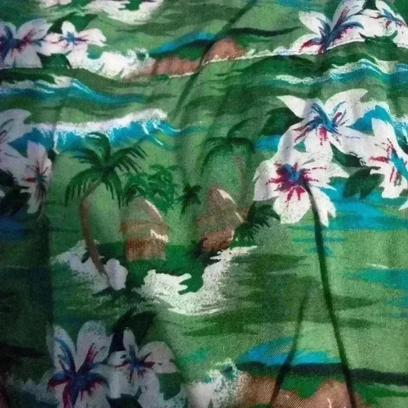 Mens Utility Hawaiian shirt xl green - Picture 5 of 5